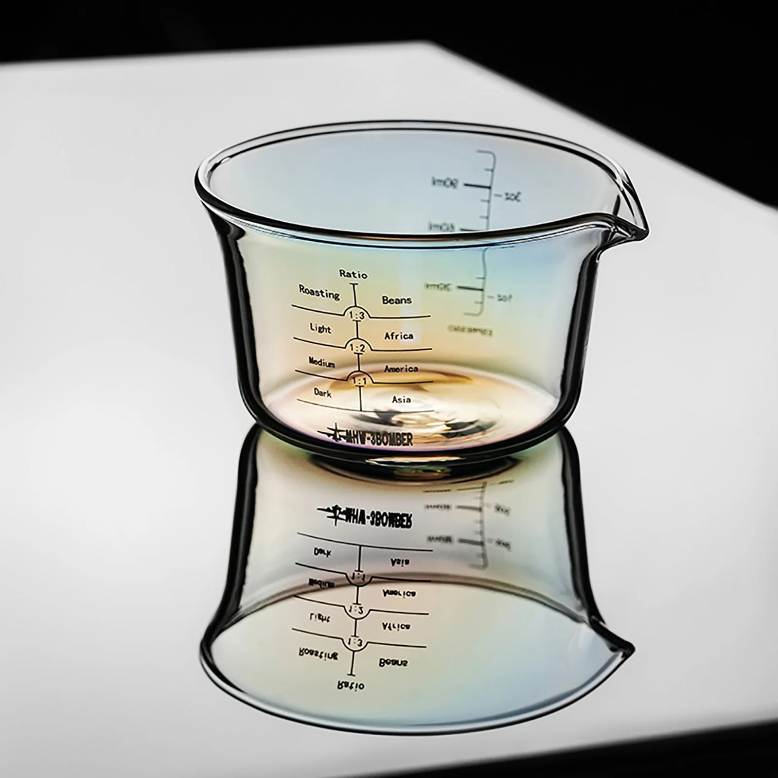 MHW-3BOMBER GLASS MEASURING CUP TRANSPARENT 120ML