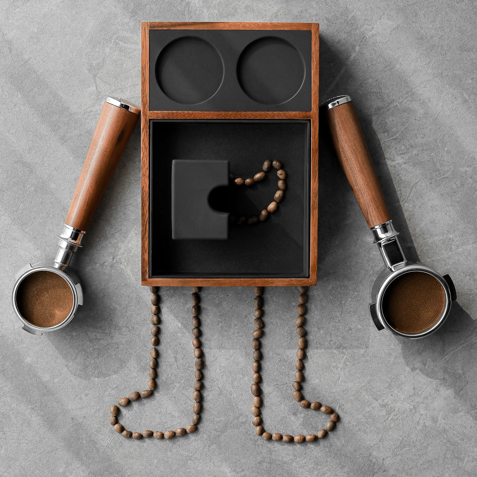 MHW-3BOMBER ESPRESSO TAMPING STATION KAFFEE SIEBTRÄGER HALTER