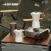 MHW-3BOMBER MOKKAKANNE MIT DOPPELVENTIL 100 ML