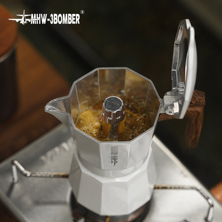 MHW-3BOMBER MOKKAKANNE MIT DOPPELVENTIL 100 ML