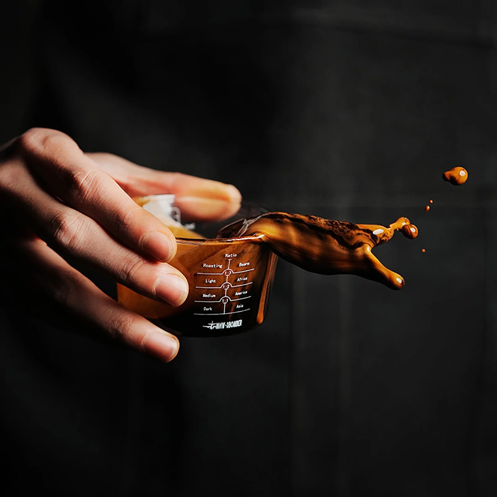 MHW-3BOMBER GLASS MEASURING CUP TRANSPARENT 120ML