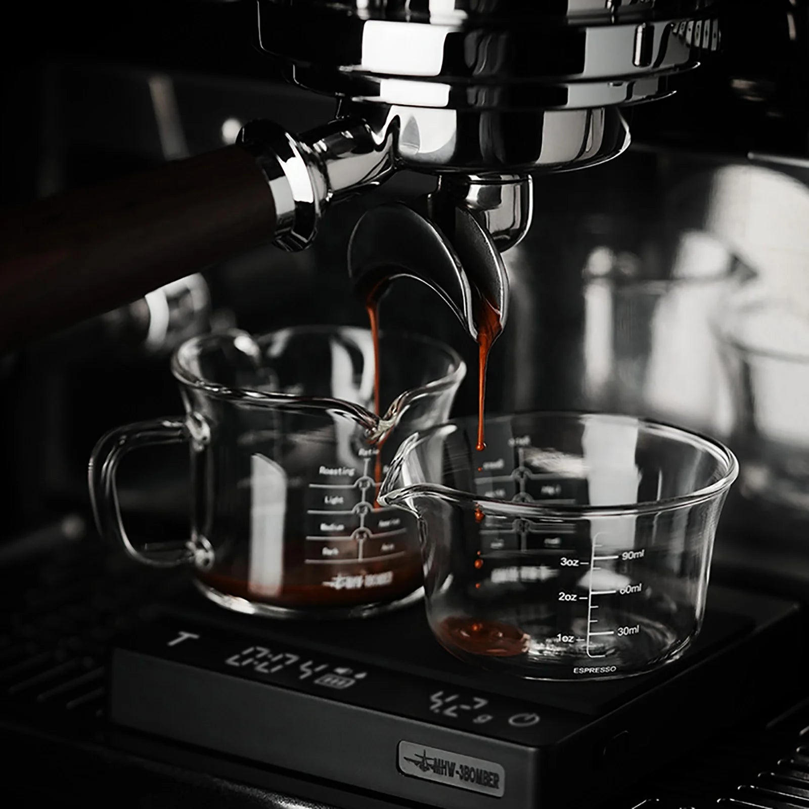 MHW-3BOMBER GLASS MEASURING CUP TRANSPARENT 120ML