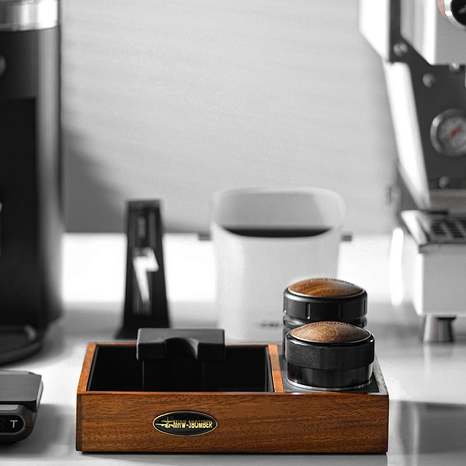 MHW-3BOMBER ESPRESSO TAMPING STATION KAFFEE SIEBTRÄGER HALTER