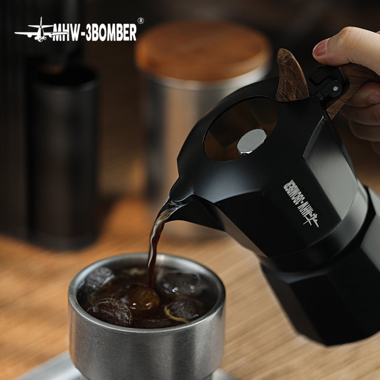 MHW-3BOMBER MOKKAKANNE MIT DOPPELVENTIL 100 ML