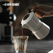 MHW-3BOMBER MOKKAKANNE MIT DOPPELVENTIL 100 ML