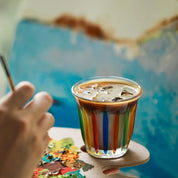 MHW-3BOMBER WRIGHT CUP ESPRESSO SCHNAPSGLAS HANDBEMALTE SERIE - LIMITIERTE AUFLAGE