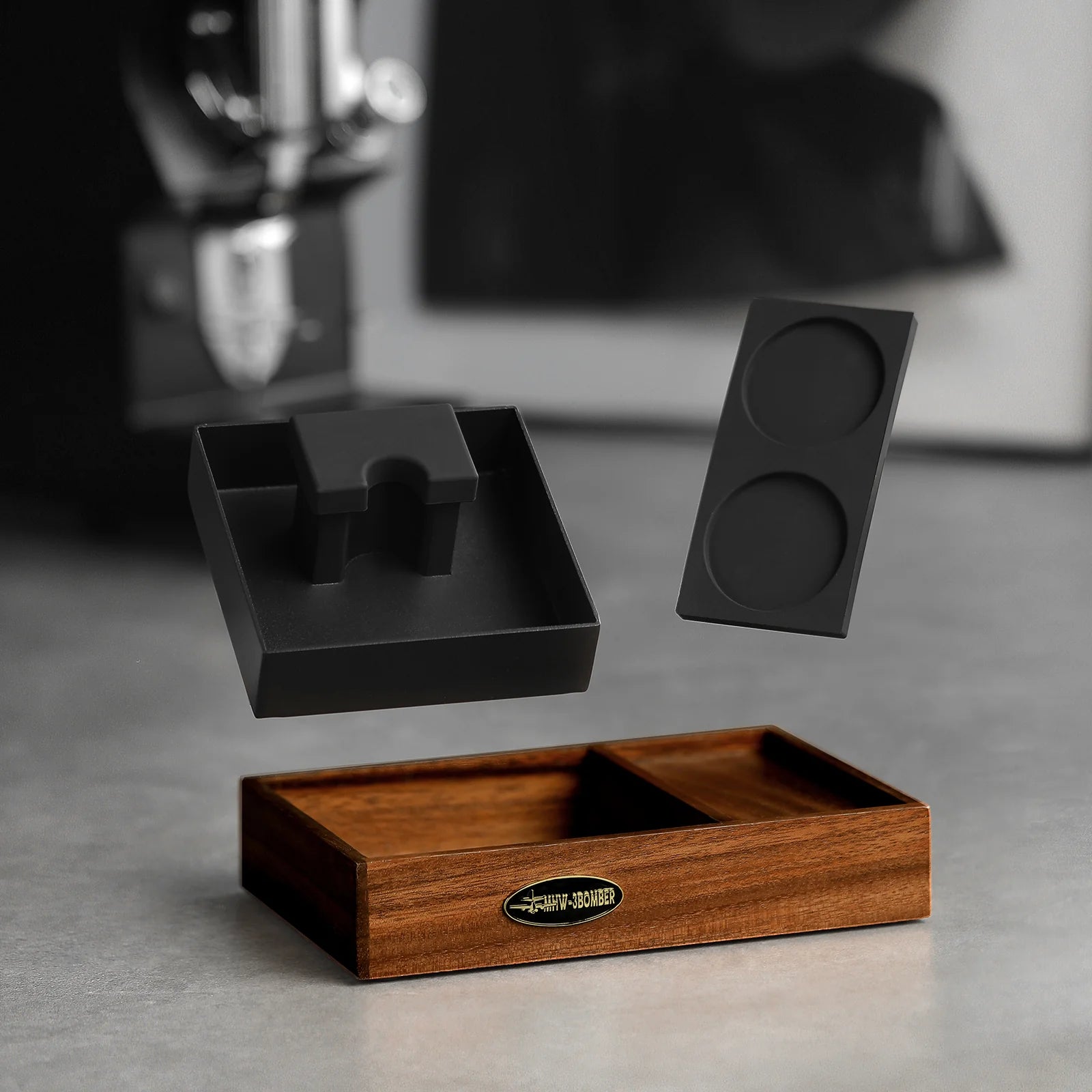 MHW-3BOMBER ESPRESSO TAMPING STATION KAFFEE SIEBTRÄGER HALTER