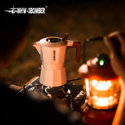 MHW-3BOMBER MOKKAKANNE MIT DOPPELVENTIL 100 ML