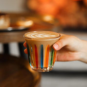 MHW-3BOMBER WRIGHT CUP ESPRESSO SCHNAPSGLAS HANDBEMALTE SERIE - LIMITIERTE AUFLAGE