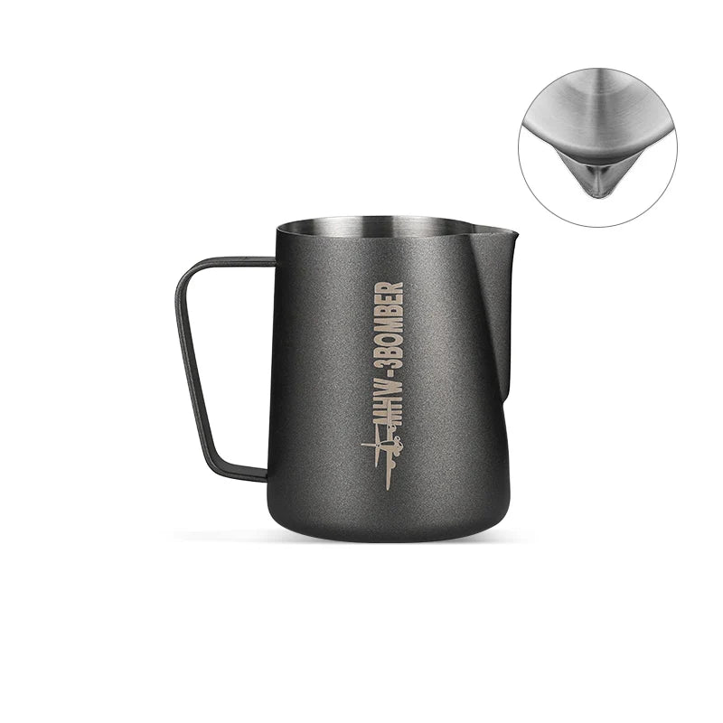 MHW-3BOMBER MILK FROTHING PITCHER 3.0 MATTSCHWARZ