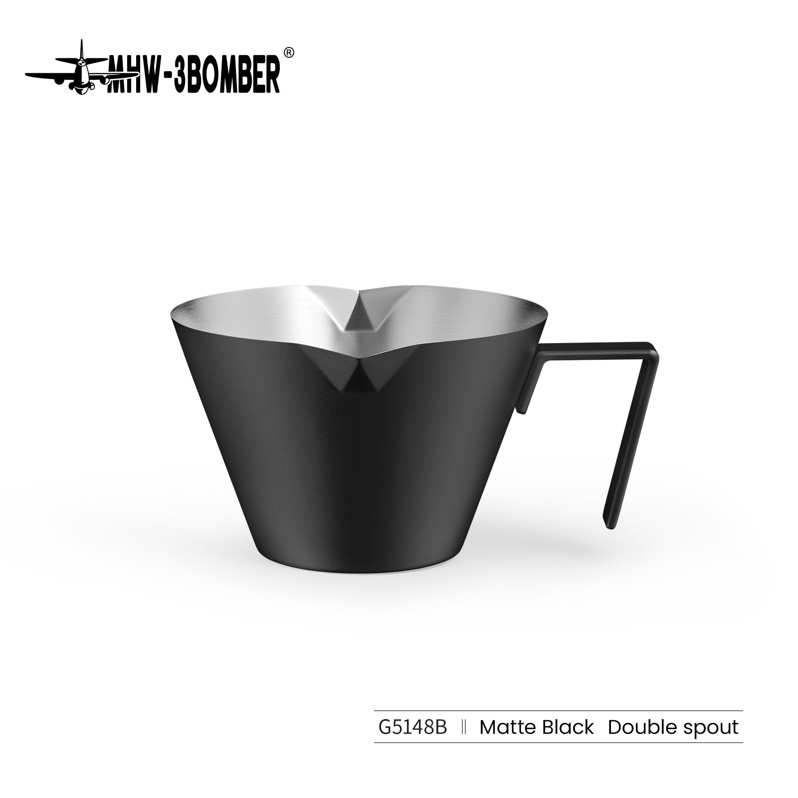 MHW-3BOMBER Espresso Messbecher 100 ml aus Edelstahl