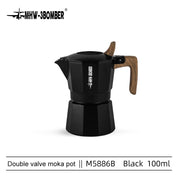 MHW-3BOMBER MOKKAKANNE MIT DOPPELVENTIL 100 ML