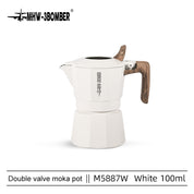 MHW-3BOMBER MOKKAKANNE MIT DOPPELVENTIL 100 ML